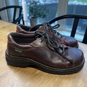 Vintage Y2K Eastland Brown Leather  Oxford Windsor Chunky Shoes Women's Sz 8.5